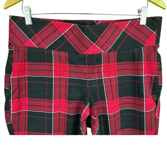 TORRID Womens Leggings Red and Black Plaid Sz 1R 1X 14-16 - Picture 2 of 6